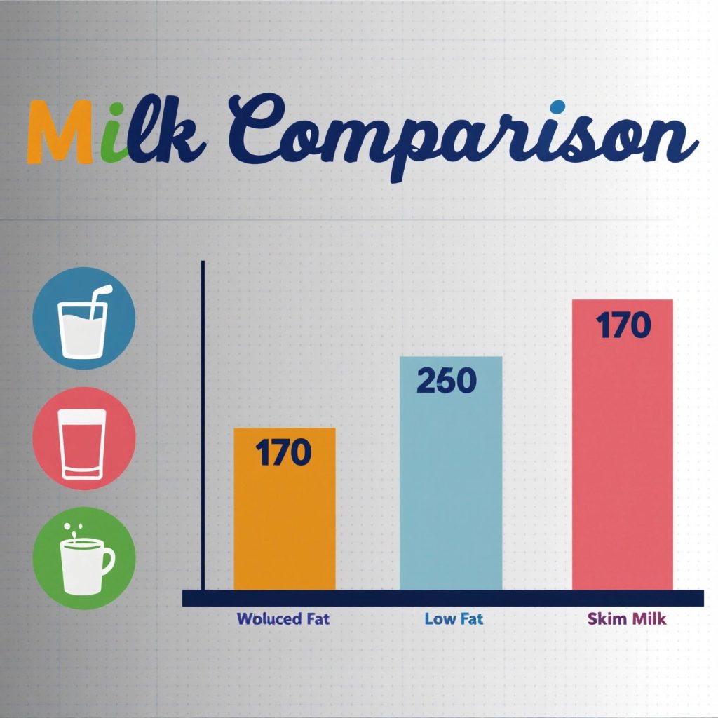 calorie-comparison-of-various-dairy-milk-options