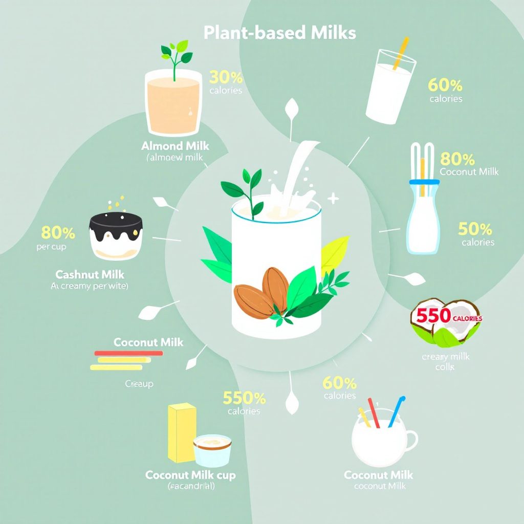 calorie-content-of-popular-plant-based-milk-alternatives