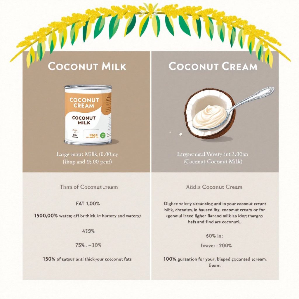 comparison-of-coconut-milk-and-coconut-cream---differences-in-texture-and-uses