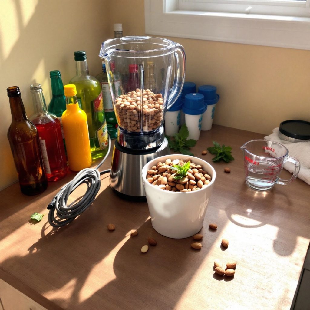 crafting-homemade-almond-milk-with-fresh-ingredients