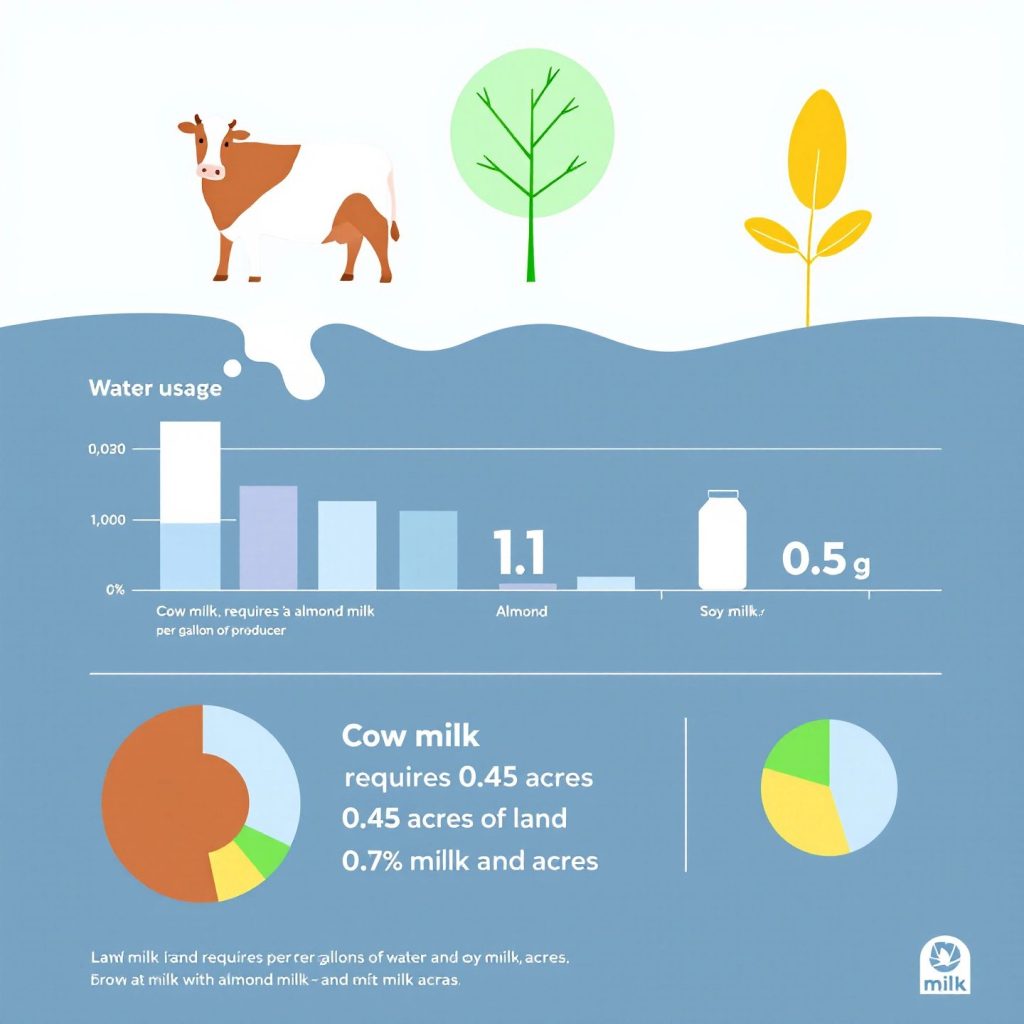 environmental-impact-of-soy,-almond,-and-cow-milk-production