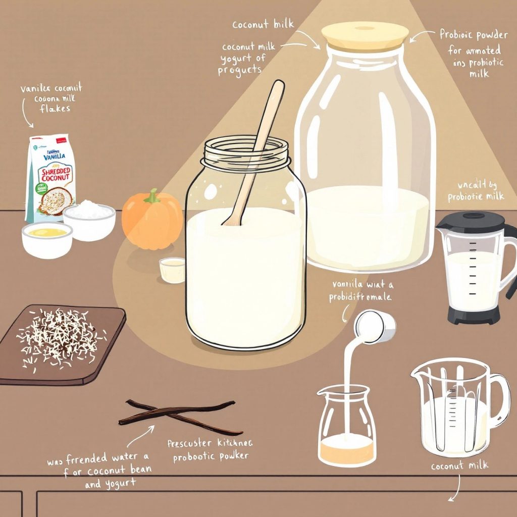 steps-to-make-homemade-vanilla-coconut-milk-yogurt