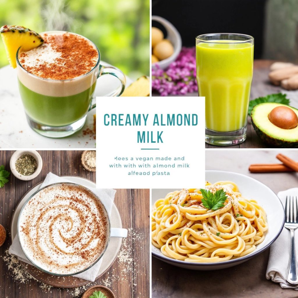 variety-of-dishes-made-with-creamy-almond-milk,-showcasing-its-versatility