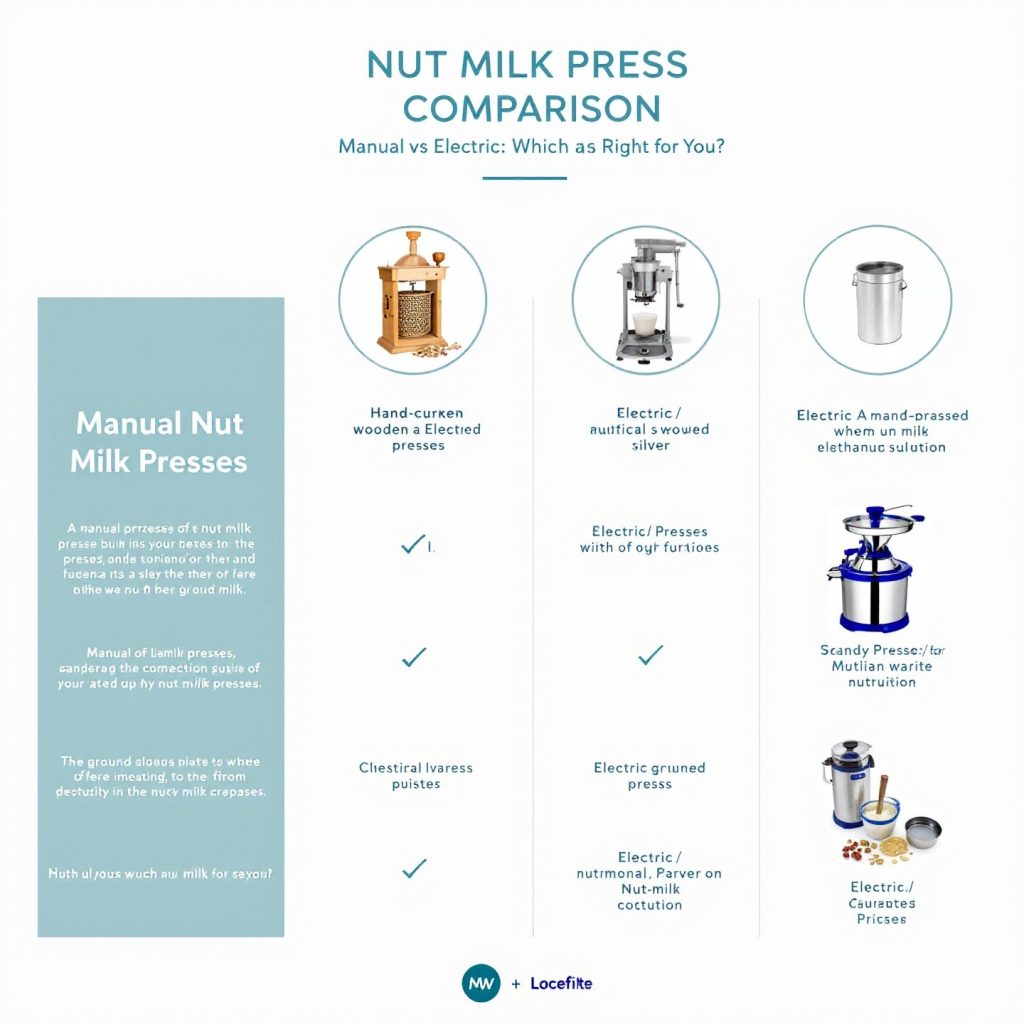 comparison-chart-of-manual-and-electric-nut-milk-presses,-detailing-features-and-benefits