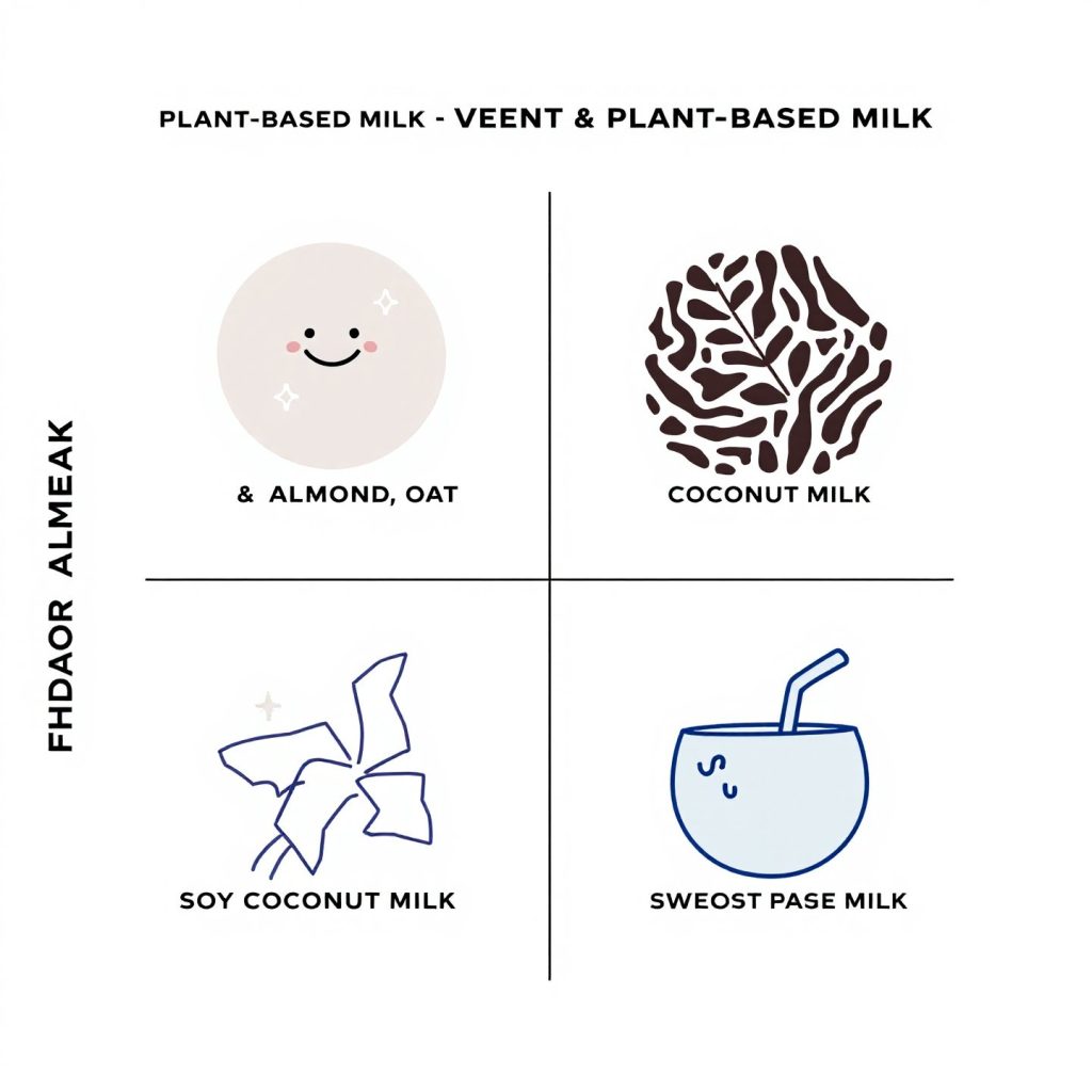 comparison-of-plant-based-milks-for-iced-coffee