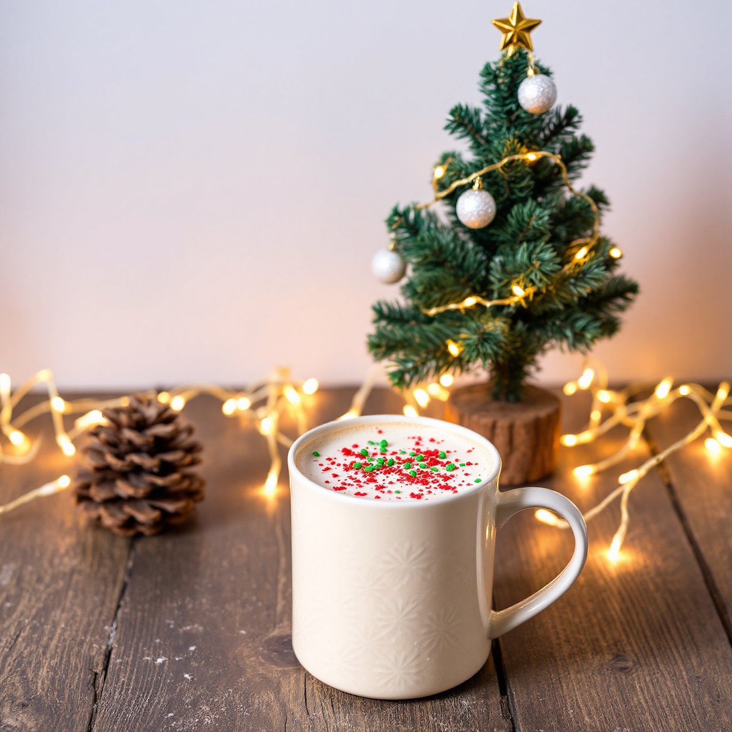 festive-sugar-cookie-almond-milk-latte-with-holiday-decorations