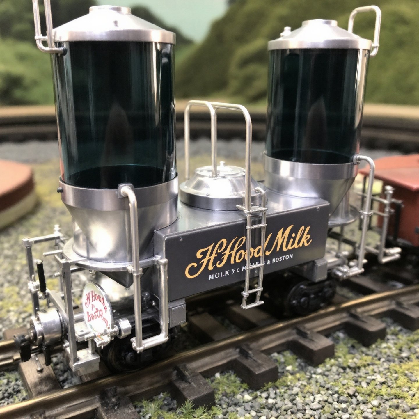 n-scale-hp-hood-milk-car-on-a-vintage-model-railroad-track